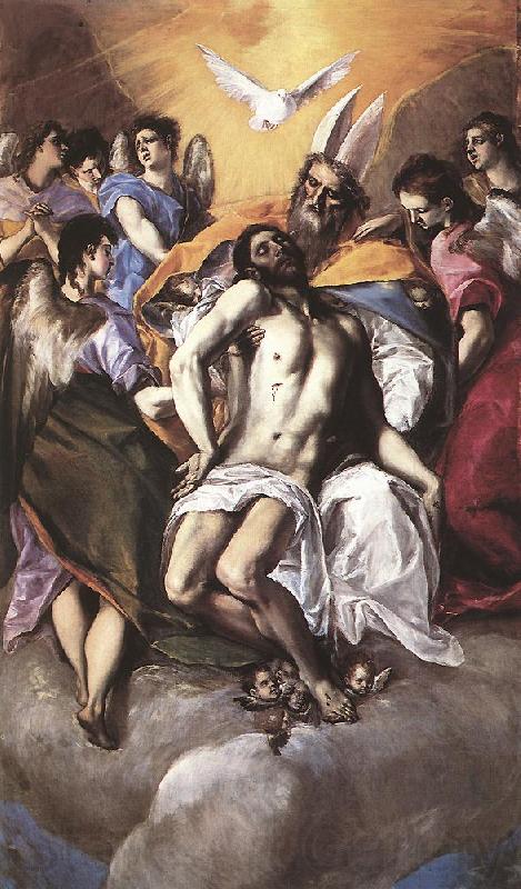 GRECO, El The Holy Trinity fg Spain oil painting art
